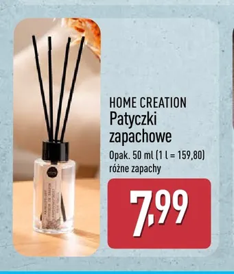 Patyczki zapachowe Home Creation promocja w Aldi