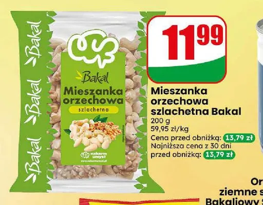 Mieszanka orzechowa szlachetna Bakal promocja w Dino
