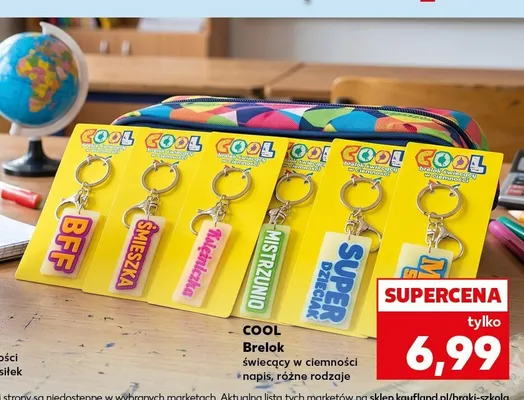 Brelok świecący w ciemności COOL promocja w Kaufland