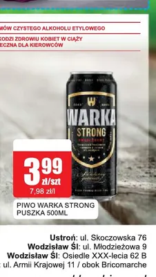 Piwo Warka Strong promocja w Bingo