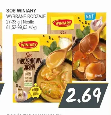 Sos pieczeniowy jasny Winiary promocja w Słoneczko
