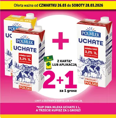 Mleko UHT 3,2% promocja w ABC