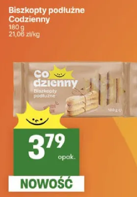Biszkopty podłużne promocja w Delikatesy Centrum