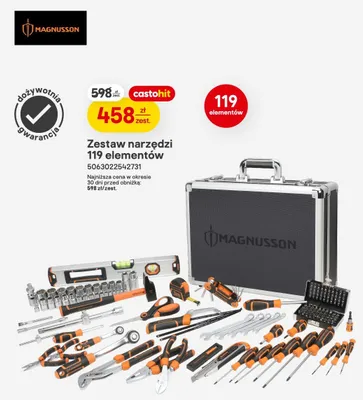 Zestaw narzędzi promocja w Castorama