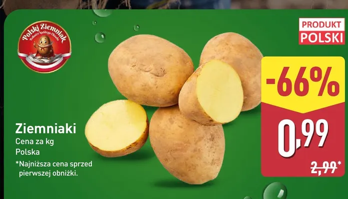 Ziemniaki polskie promocja w Aldi