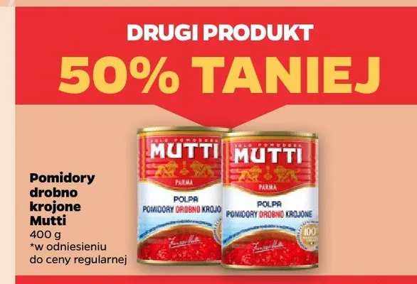 Pomidory drobno krojone Mutti promocja w Netto