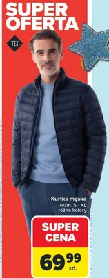 Kurtka męska promocja w Carrefour