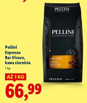 Kawa ziarnista Espresso Bar Vivace 1 kg promocja w Lidl