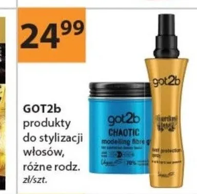 Produkty do stylizacji włosów Got2b promocja w Drogerie Laboo