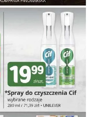 Spray do czyszczenia Cif promocja w Marketvita