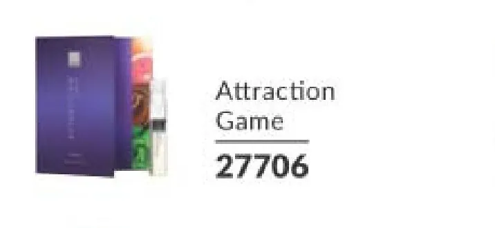 Próbka wody toaletowej Avon Attraction Game promocja w AVON