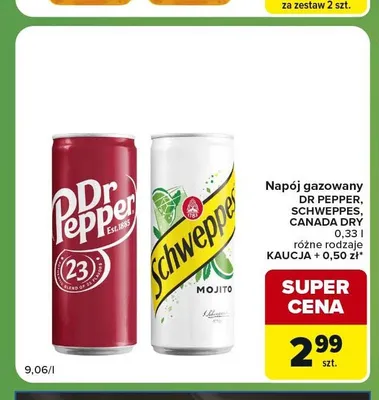 Napój gazowany Dr Pepper promocja w Carrefour Express