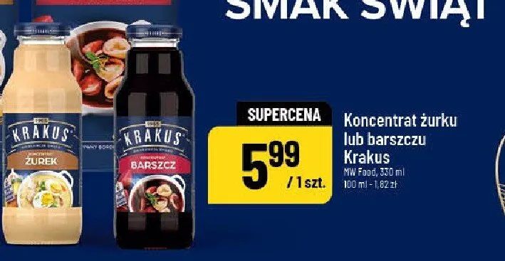 Koncentrat żurku lub barszczu promocja w POLOmarket