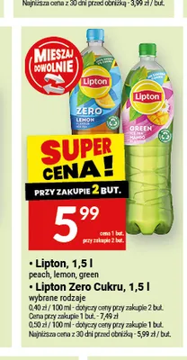 Napój Lipton Ice Tea Green promocja w Twój Market