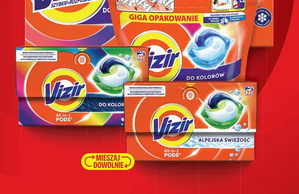 Kapsułki do prania, różne rodzaje promocja w Biedronka