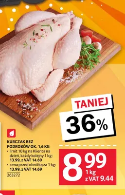 Kurczak bez podrobów promocja w Selgros