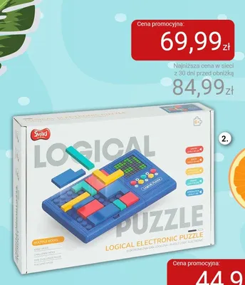 Elektroniczna układanka logiczna Smiki Logical promocja w Smyk