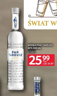 Wódka Pan Tadeusz 40% promocja w Selgros