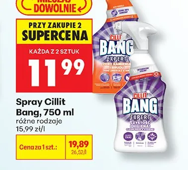 Spray Cillit Bang Zero Kamienia promocja w Biedronka