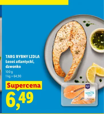 Łosoś atlantycki dzwonko promocja w Lidl