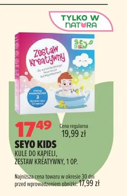 Kule do kąpieli zestaw kreatywny Seyo Kids promocja w Drogerie Natura