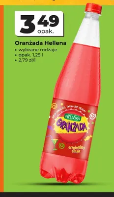 Oranżada Hellena czerwona promocja w Odido