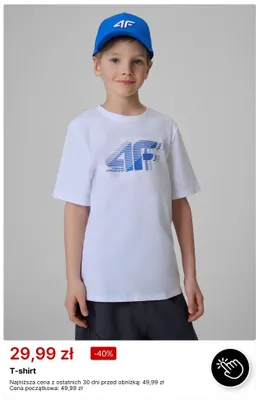 T-shirt dziewczęcy król lew promocja w 4F