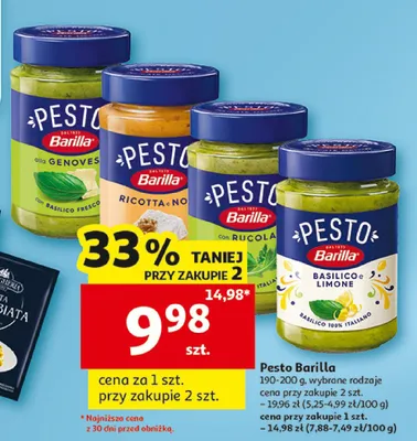 Pesto ricotta e noci Barilla promocja w Auchan