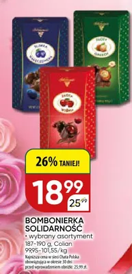 Bombonierka Solidarność wybrany asortyment promocja w Chata Polska