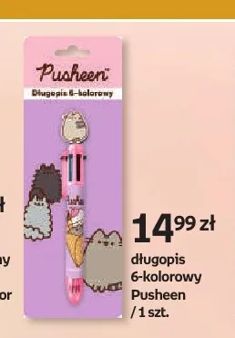 Długopis 6-kolorowy Pusheen promocja w Empik