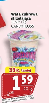 Wata cukrowa strzelająca Candyfloss Exploding promocja w Prim Market