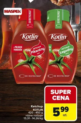 Ketchup różne rodzaje promocja w Carrefour Market