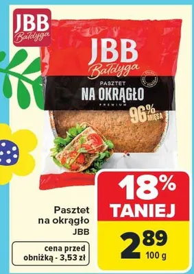 Pasztet na okrągło promocja w Carrefour