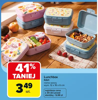 Lunchbox Ravi 12x16x6 cm promocja w Carrefour