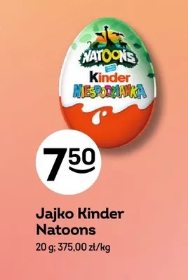 Jajko Kinder Natoons promocja w Żabka