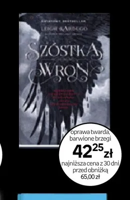 Książka Szóstka Wron oprawa twarda barwione brzegi promocja w Empik