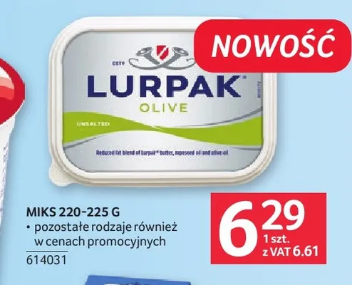 Miks do smarowania Lurpak Olive promocja w Selgros