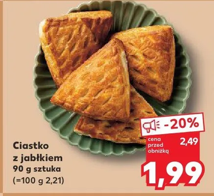 Ciastko z jabłkiem promocja w Kaufland