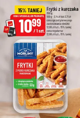 Frytki z piersi kurczaka panierowane Morliny promocja w POLOmarket