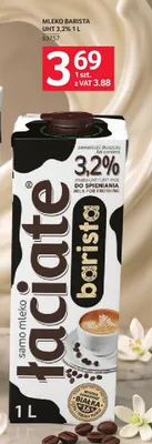 Mleko UHT Barista Łaciate 3,2% promocja w Selgros
