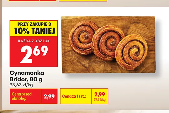 Cynamonka Bridor promocja w Biedronka
