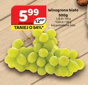 Winogrono białe Indie promocja w Delfin