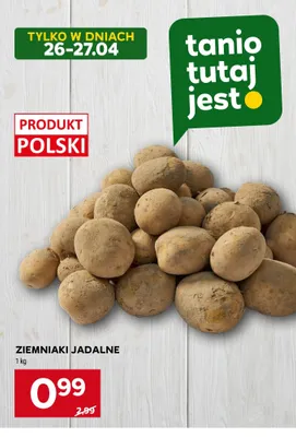 Ziemniaki jadalne polskie promocja w Stokrotka