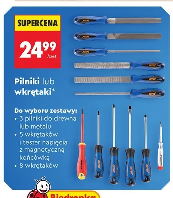 Wkrętaki Niteo promocja w Biedronka