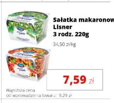 Sałatka makaronowa Lisner promocja w Torimpex Toruńska Sieć Sklepów Spożywczych