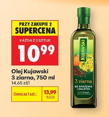Olej 3 ziarna promocja w Biedronka