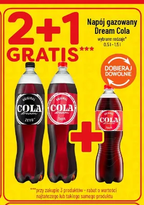 Napój gazowany Dream Cola Zero promocja w POLOmarket