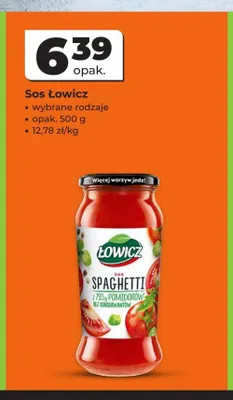 Sos Łowicz Spaghetti promocja w Odido
