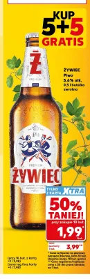 Piwo 5,6% ŻYWIEC promocja w Kaufland