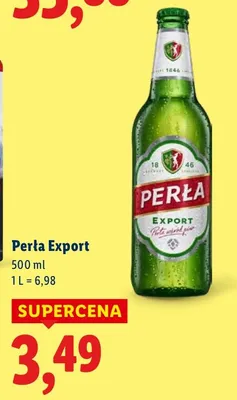 Piwo Perła Export promocja w Lidl